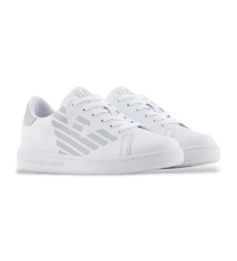 EA7 Baskets blanches avec logo