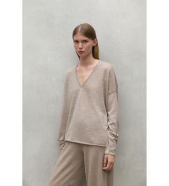 ECOALF Anturio beige jumper