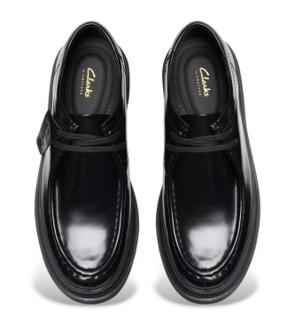 Clarks Badell Seam leather loafers black