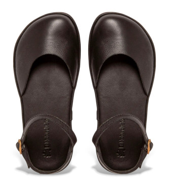 El Naturalista Sandalias de piel N5683 Bare negro