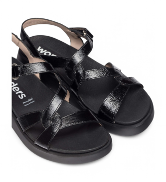 Wonders Sandali Cordelia in pelle nera