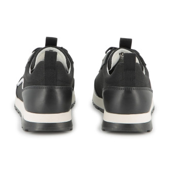 BOSS Zapatillas de piel negro
