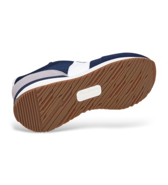 Pepe Jeans Zapatillas de piel Buster Knit marino