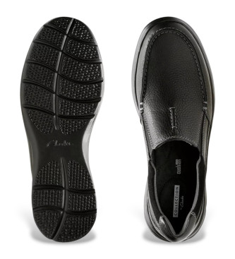 Clarks Scarpe Cotrell Free in pelle nera