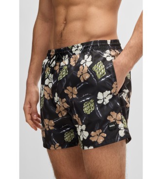 BOSS Costume da bagno Piranha nero