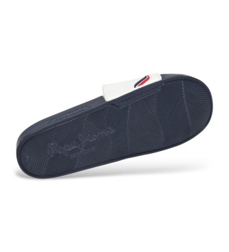 Pepe Jeans Chanclas Slider Origin blanco