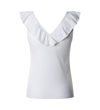 Pepe Jeans Top canal escote en v  Millie blanco
