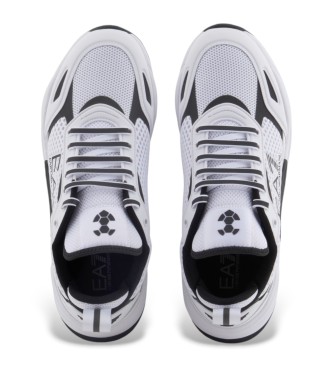 EA7 Zapatillas Ace Runner de malla  blanco