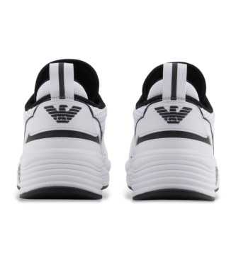 EA7 Zapatillas Ace Runner de malla  blanco