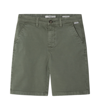 Pepe Jeans Pantaloncini chino verdi