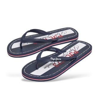 Pepe Jeans Whale Club flip flops navy