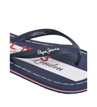 Pepe Jeans Whale Club flip flops navy