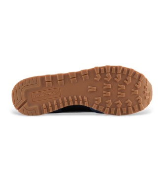 Armani Exchange Sneakers in pelle blu inglese 