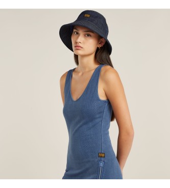 G-Star bergefrbtes Kleid blau