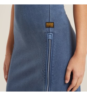 G-Star bergefrbtes Kleid blau