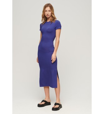 Superdry Blue midi shirt dress