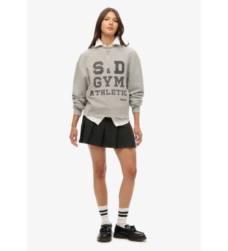Superdry Pleated Low Waisted Miniskirt grey