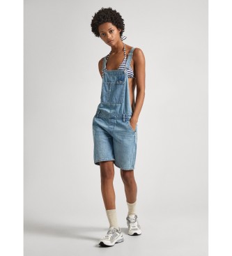 Pepe Jeans Tuinbroek Abby Fabby blauw