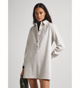 Pepe Jeans Hemdkleid Kloe wei elfenbein