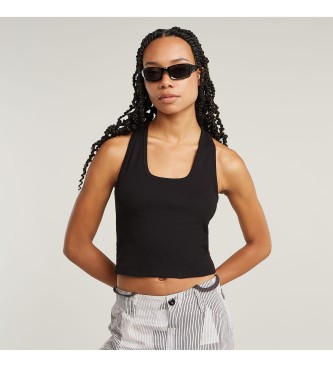 G-Star Camiseta Back Snap Slim negro