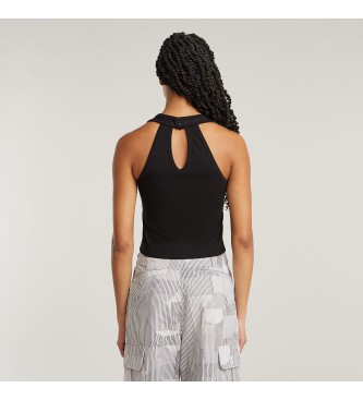 G-Star Camiseta Back Snap Slim negro