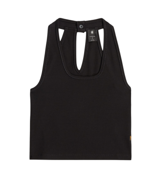 G-Star Camiseta Back Snap Slim negro