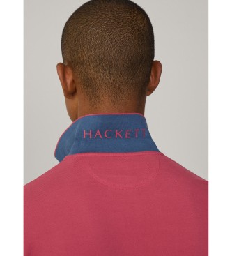 Hackett London Polo slim fit rosa