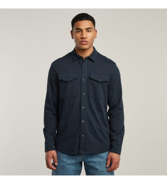G-Star Shirt Jersey Marine Zakken