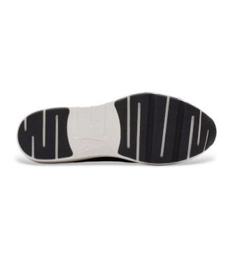 Clarks Tivoli Zip chaussures en cuir noir