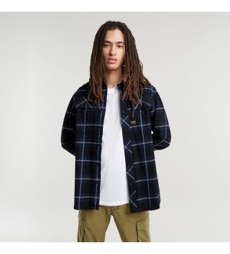 G-Star Camisa azul-marinho CPO Regular