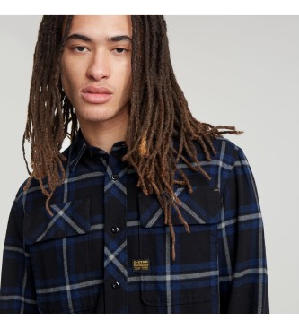 G-Star Camisa azul-marinho CPO Regular