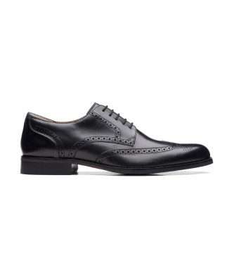 Clarks Sapatos de couro CraftArloLimit preto