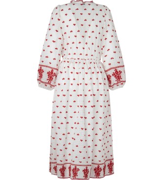Pepe Jeans Vestido Belisa blanco