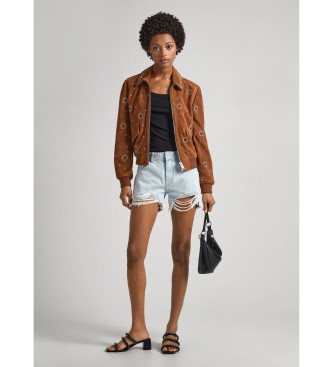 Pepe Jeans Kort Ontspannen Blauw