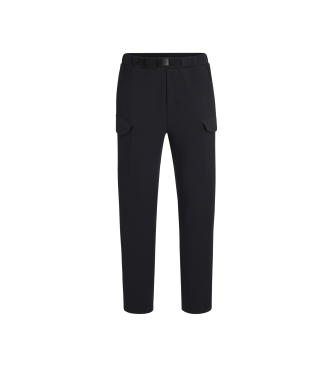 BOSS Pantaloni da glamping Hariq blu navy