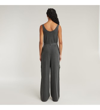 G-Star Overdyed Utility Loose jumpsuit black