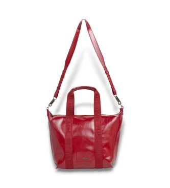 Pepe Jeans Borsa Chelsea rossa lucida
