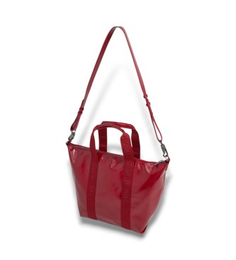 Pepe Jeans Borsa Chelsea rossa lucida