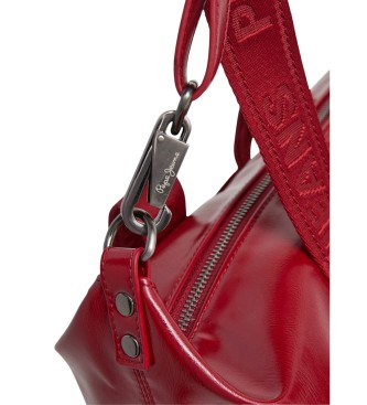 Pepe Jeans Borsa Chelsea rossa lucida