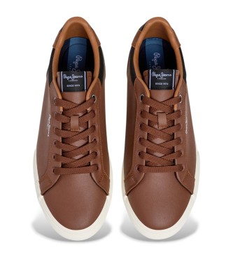 Pepe Jeans Sneakers marroni Kenton Court
