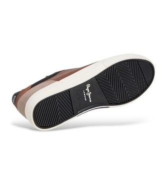 Pepe Jeans Sneakers marroni Kenton Court