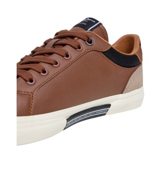 Pepe Jeans Sneakers marroni Kenton Court