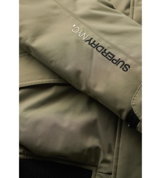 Superdry Gewatteerd bomberjack City groen