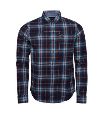 Superdry Chemise de bcheron en coton biologique,  carreaux bleus
