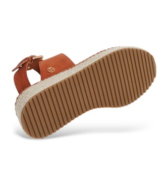 Pepe Jeans Kate Soft Leder Sandalen braun