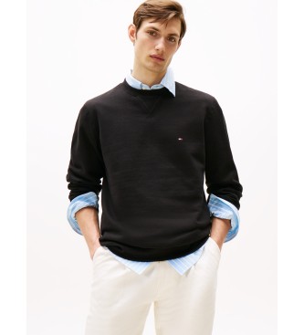 Tommy Hilfiger Essential Fleece Crewneck jumper black