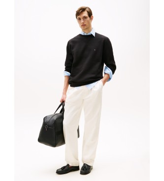 Tommy Hilfiger Essential Fleece Crewneck jumper black