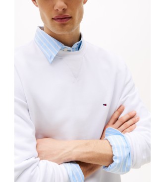 Tommy Hilfiger Essential Fleece Crewneck Sweatshirt white