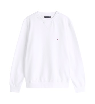 Tommy Hilfiger Essential Fleece Crewneck Sweatshirt white