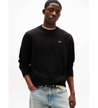 Tommy Jeans Camisola de l escovada preta